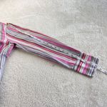 J.Crew Vintage Y2k Slim Fit Shirt Womens M Multi Striped Long Sleeve Button Up Photo 7