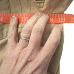 Ann Taylor LOFT Khaki Safari Field Jacket Women's Small Cotton Blend Heritage Style Photo 6