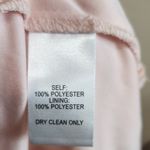 Lulus Pleated Sleeveless Chiffon Maxi Dress Crisscross Back Peach Size Medium Photo 8