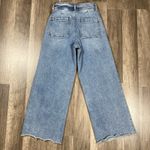 Mica Los Angeles Jeans 24 Blue Denim Wide Leg Flare High Waisted Skater Rave Photo 4