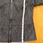 Chico's Chico’s Black Quilted Denim Jacket Size 1 (8 U.S.) Photo 8