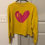 Outdoor Voices  Love Without OV Cropped Yellow Sweatshirt Photo 3