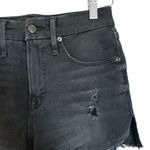 Good American Women’s Good Curve Denim Shorts in Black Size 26 Photo 3
