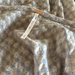 Free People NWOT Kitty Puff Sleeve Blouse Gingham Tie Front XL Photo 5