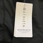 Athleta NWT   Black Whistler Mock Neck Long Sleeve Shirt XL Crop Top Relaxed Photo 2