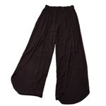 Mynah Side Slit Rayon Beach Pants Size XS Black Photo 1