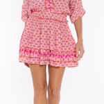 Taj by Sabrina Ilias Pink Dress Size L Size L Photo 0