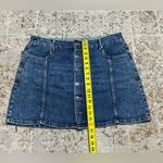 Aerie button front denim mini skirt size XL Photo 2