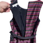 Trina Turk  Dresses Women’s Brocade Belted Fit and Flare Dress size 10 Photo 4