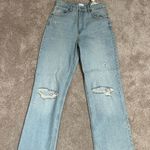 ZARA High Rise Cropped Jeans NWT Photo 0