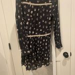 ZARA  black floral mini dress Photo 1