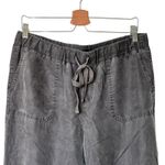 Rails Graham L Coal Women's Pants pull on Lyocell linen blend Tie Waist Photo 8