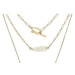 8 Other Reasons Maritime Necklace in Gold New Womens 2 Chains Photo 1