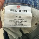 joe's jeans  30 Navens Low‎ Rise Flare Leg Floral Embroidered Jeans CP Photo 5