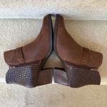 Beartraps Lexis Block Heel Bootie Brush Brown Croco Size 9.5 Photo 4