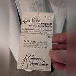 Rainwear By Aqua Sheen Vintage Reversible Rain Trench Coat Size 18 Gray Photo 6