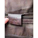 Gucci  Vintage Indy Hobo Brown Leather Top Handle Bag Photo 8
