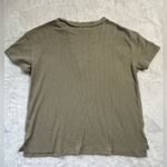 BKE  Slate Green Lace-Up Thermal Top Medium Photo 3