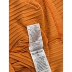 Lacoste Womens Shirt Orange Crew Neck Fantasy Knit Ribbed Slim Fit 34 US Small Photo 8