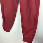 Lululemon Scuba High Rise Joggers Sz 0 Smoky Red Light Cotton Terry Photo 8