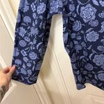 Roaman’s Plus Size 20W Navy Paisley Button Front Shirt Boho Chic Officewear White Photo 1