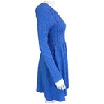 Saltwater Luxe  NWT Blue Adrianna Long Sleeve Dress Size M Photo 3