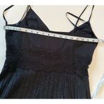 Ann Taylor VTG  NWOT Slip Dress SZ 6 Silk Dark Blue Romantic Lace Feminine Ruffle Photo 13