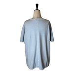 Wrap London Shirt Women 14 Blue Hemp And Organic Cotton Short Sleeve Jersey Tee Photo 1