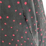 Betsey Johnson Vintage Y2K Black Red Polka Dot Rainbow Punk Grunge Silk Dress 4 Photo 6