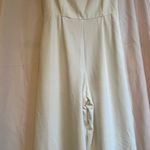 Calvin Klein size 8 white jumpsuit V-Neck Sheath Mini Dress Photo 6