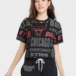 Nba Women’s  Chicago Bulls crop shirt M Photo 0