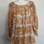 Las Noches Ibiza by Eric and Jack Tiered Long Sleeve Mini Dress Small White Photo 6