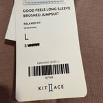 Kit and Ace Good Feels Long Sleeve Brushed Jumpsuit Women's Large NWT Athleisure Multiple Photo 4