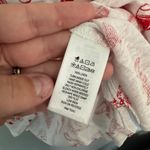 Cynthia Rowley NWT 100% Linen Italian Picnic Print Top Cap Sleeves Size Small Photo 6