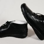 Easy Spirit Women's 8.5 M Adaglo Black Leather Lace Up Loafers Booties Shoes NIB Photo 3