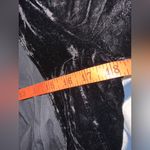 European Culture Black Velvet Bomber Jacket Photo 5