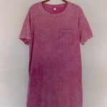 Old Navy Pink Oversized ‘vintage’ tee dress Photo 0