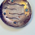 Sterling Silver and Swiss Blue Topaz Necklace and Earrings Set Photo 3