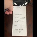 Tony Bowls Paris  Black & White Beaded Evening Gown Size 10 Photo 6