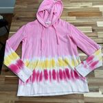 Jane and Delancey NWOT Jane and‎ Delancey women’s size small tie dye hooded sweatshirt Photo 0