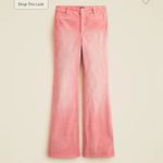 J.Crew High Rise Vintage Flare Pink Corduroy Jeans 28T Photo 1