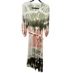 Young Fabulous and Broke Tie-Dye Asymmetrical Hem Faux Wrap Dress M Photo 2