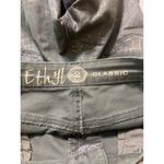 Ethyl Classic Jeans Olive Green Metallic Snake Print Rhinestone Skinny Sz 2 NWOT Photo 5