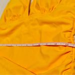 Yonique Halter Tankini Swimsuit Yellow V Photo 10