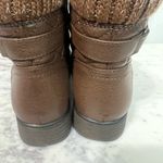 STQ Women's Combat Boots Lace up Ankle Booties moto boots Brown Size 6.5 Photo 3