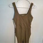 TWENTY Montreal Caiman 3D Crocodile Jumpsuit Olive Cream Green Size M Photo 1