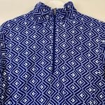 Lands' End Lands’ End Women’s Classic Fleece Half Zip Pullover Sweater Navy Blue XL NWOT Photo 1