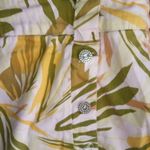 Allyson Whitmore Golf 10 Cotton Green & Gold Miniskirt Yellow Photo 3