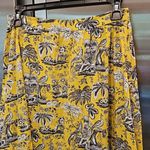 STAUD 💕💕 Sea Skirt ~ Yellow Toile 4 NWOT Photo 3