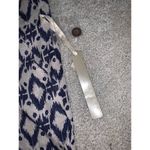 Kenar NWT  Linen Blue & Cream Boho Shorts Size 8 Photo 1